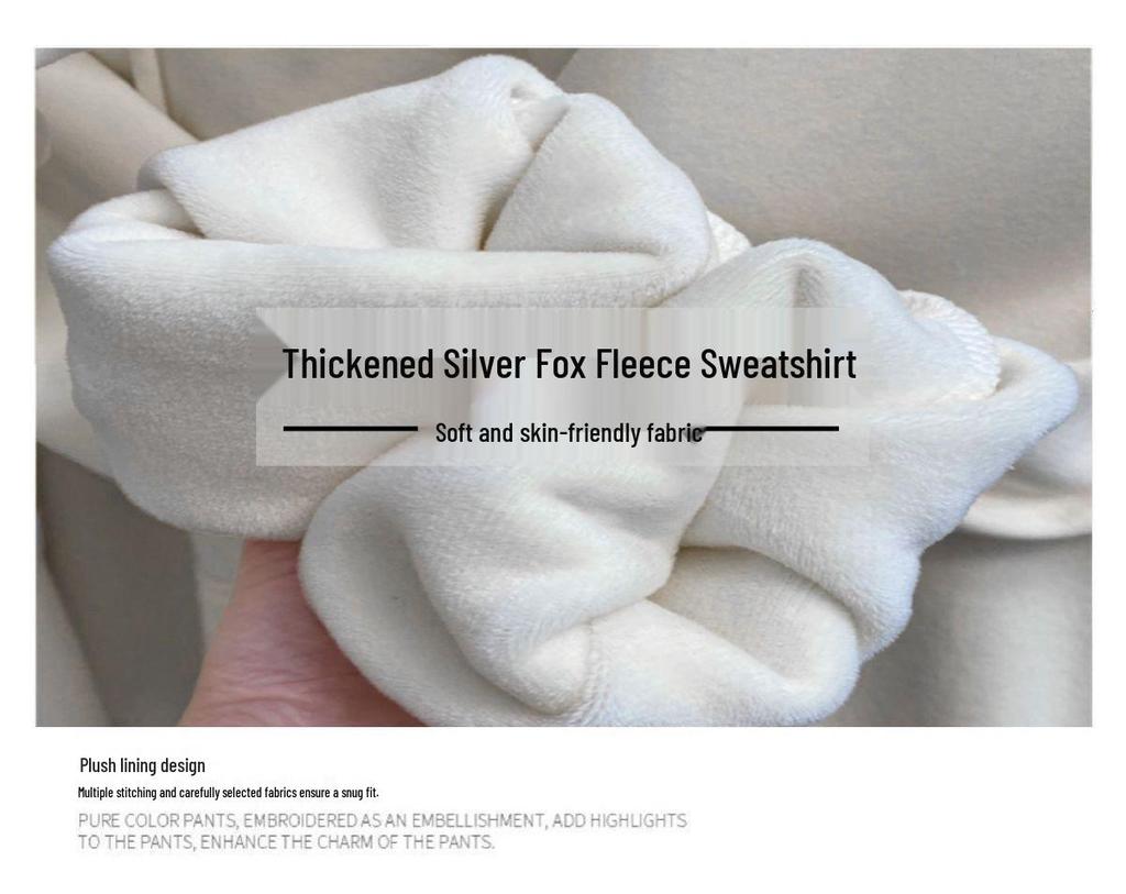 Men's Thickened Autumn/Winter Heavyweight Hoodie - Loose Fit, Long Sleeve, Round Neck, Trendy Youth Outerwear