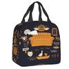 Benutzerdefinierte TV-Show Friends Symbol Lunchtasche Herren Damen Kühlbox Thermisch Isolierte Lunchboxen für Schüler Schule