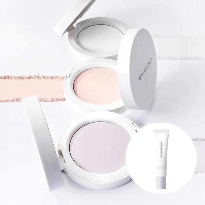 [Exclusive Set] Jung Saem Mool Pro-Lasting Finish Powder Pact + Prep Primer 15ml Sheer Pink
