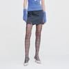 Plaid Check Stocking _ GREY