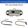 Laser TOF Obstacle Avoidance and Distance Monitoring Sensor with Cascaded Ranging and Serial Port Support