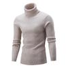 Camicetta maglione pullover slim a maniche lunghe autunno inverno dolcevita da uomo