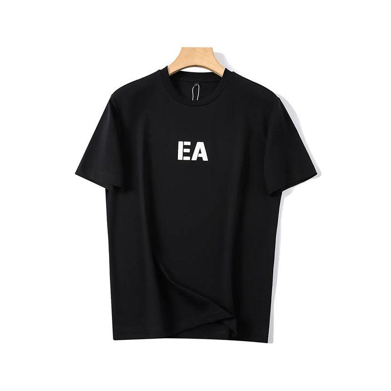 Liquid Ammonia Double-Sided Mercerized Cotton T-Shirt Men s Short-Sleeved Summer 2024 New Trendy Pima Cotton Base Shirt Export T-Shirt Black S