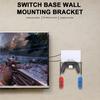 Wall Mount Console Dock Bracket with Controller Hook Hanging Wall Holder Handle Storage Rack for Switch/Switch OLED Game Console