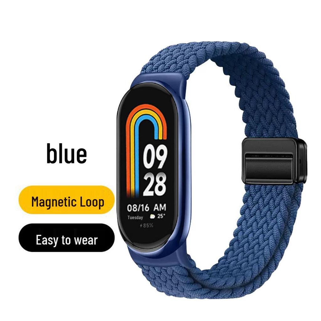 Xiaomi Band 10 Nylon Woven Strap with Built-in Magnetic Buckle, Compatible with Xiaomi 9/8.