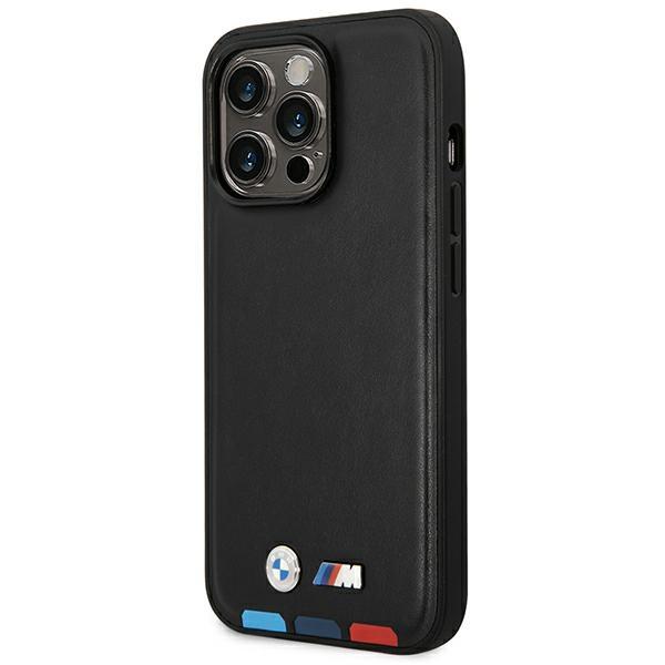Etui Do iPhone 14 Pro BMW MagSafe Skórzane Czarne