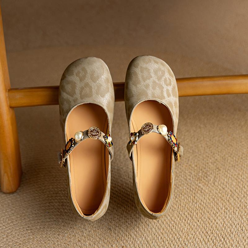 

Krazing Pot Замшевые туфли Мэри Джейн летнего размера 40 на низком каблуке серого цвета с леопардовым принтом, с круглым носком, элегантные туфли-лодочки с неглубоким вырезом 34 абрикосовый