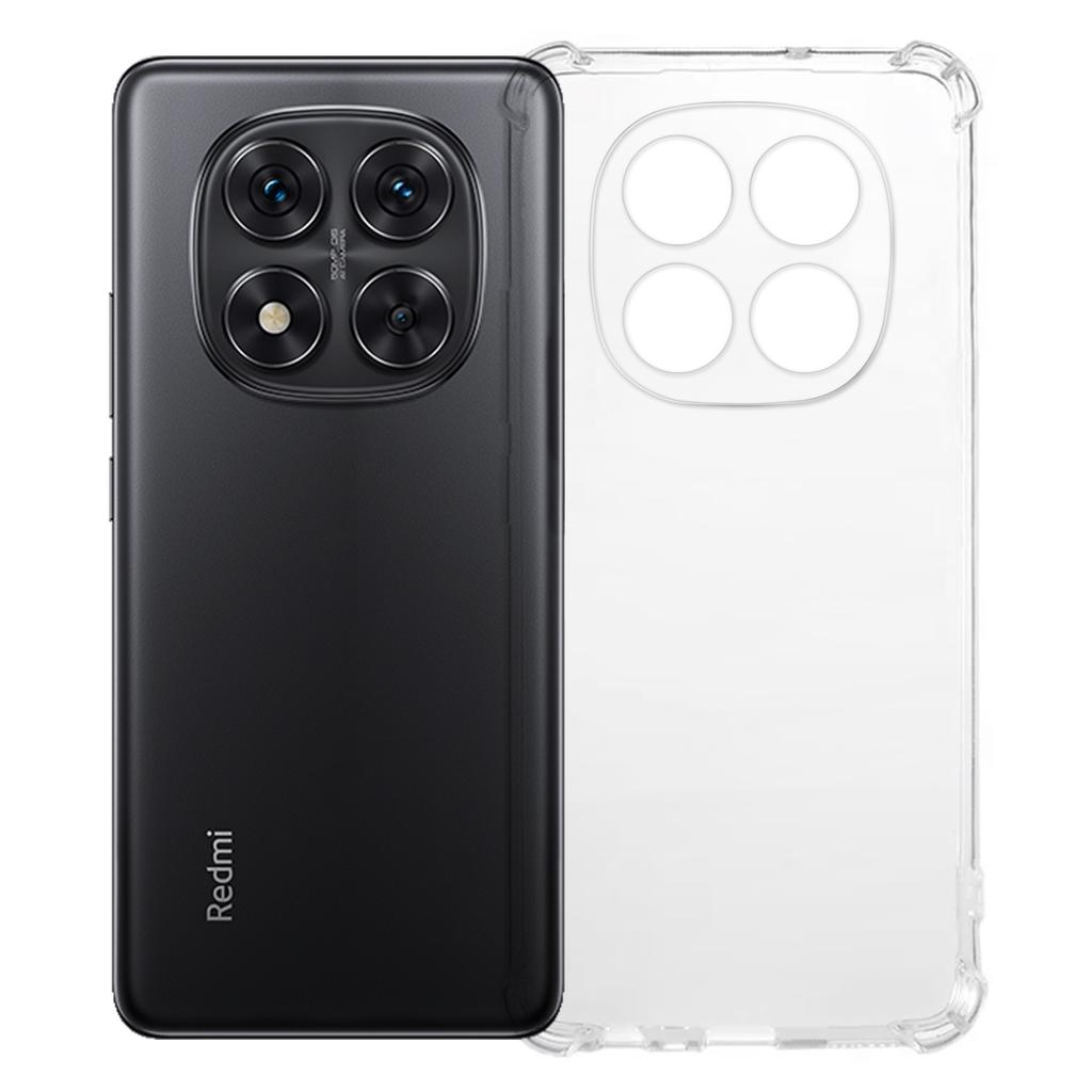 For Xiaomi Redmi Note 14 Pro+ 5G Clear Phone Case 1.5mm TPU Shockproof Phone Cover