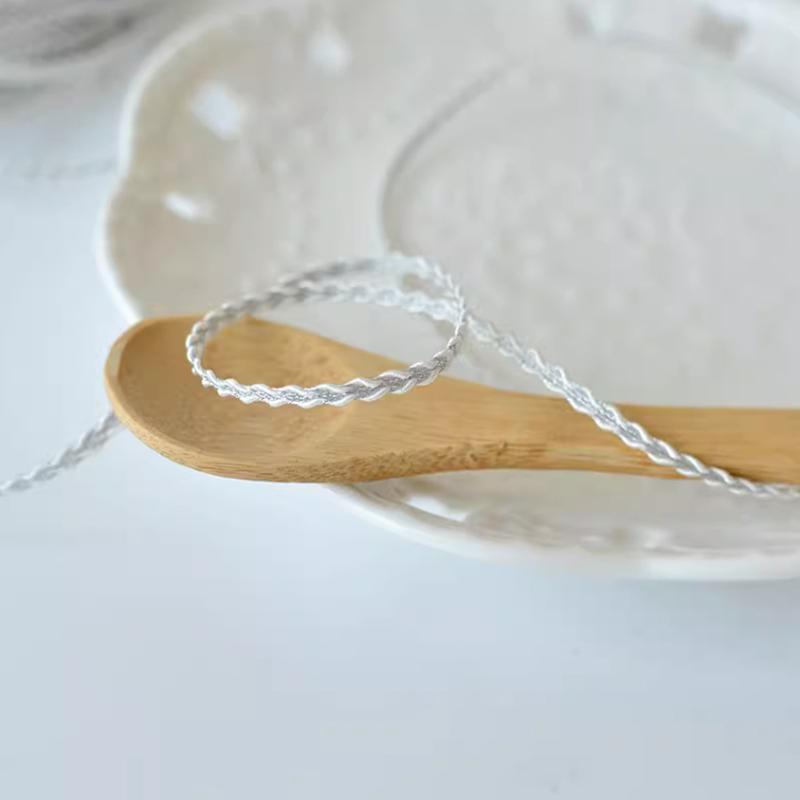 5Yards Gold Silver Lace Trim Ribbon Curve Lace FabricSewing Braided  Accessories Decoration