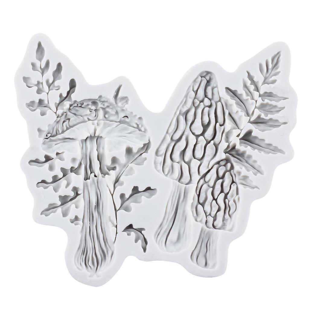 Mushroom Silicone Molds Mushroom Fondant Mold Cake Decorating Tools Cupcake Topper Candy Chocolate Gumpaste Mold