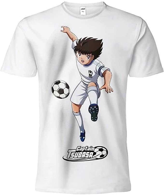 Oliver Hutton Soccer Holly And Benji T-Shirt Original Captain Tsubasa 4XL