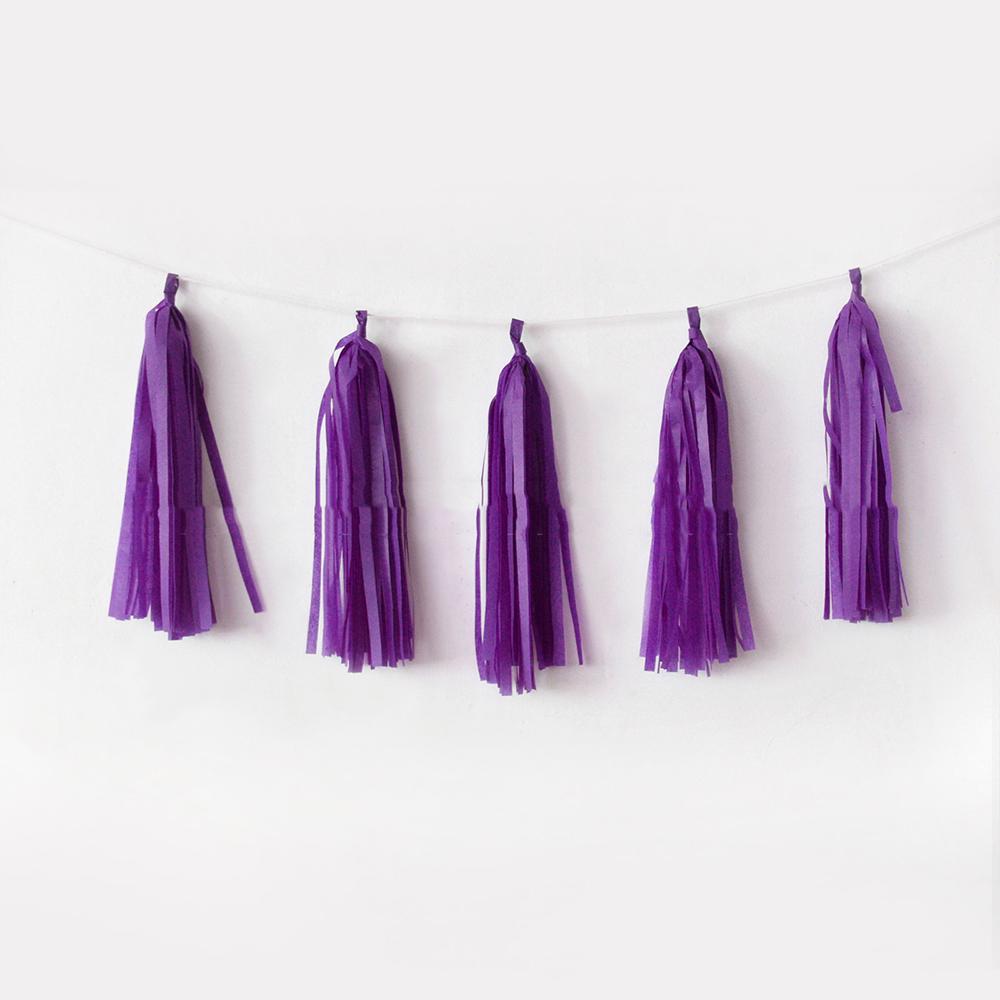 Colorful Paper Tassel Wholesale Birthday Party Wedding Decoration Christmas New Year Scene Decor Vivid Hue Pull Flower Supplies