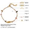 More than wealth~ New Chinese retro color tourmaline hand-woven necklace does not fade Koi bracelet set for women