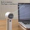 Portable Handheld Fan High Speed Mini Fan with LED Display USB Rechargeable Personal Fan 100 Gear Wind Speeds for