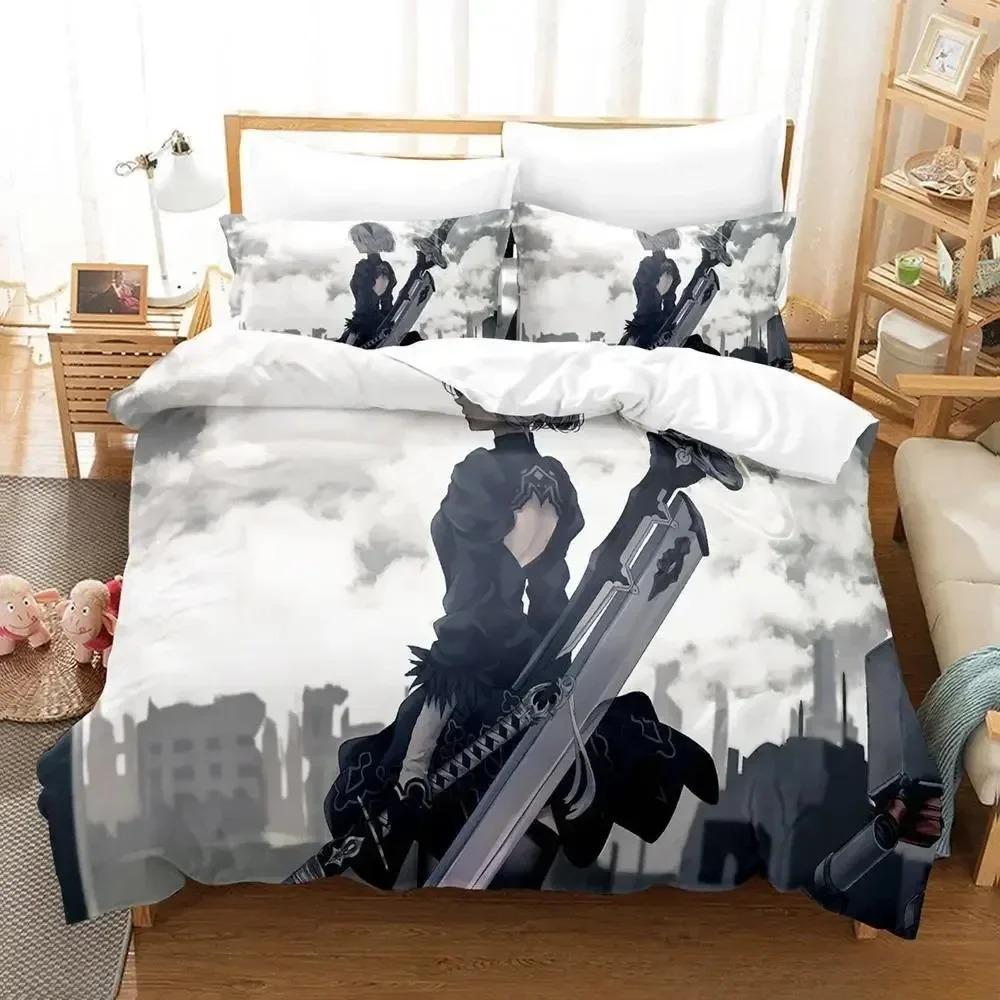 Nier Automata Bedding Set For Bedroom Soft Modern Bedspreads Comefortable Kids Duvet Cover Quilt Cover And Pillowcase