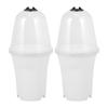 2Pcs Plastic Planting Pots Sturdy Succulent with Drainage and Air Inlet Flower Pots for Garden Home Yard Use
