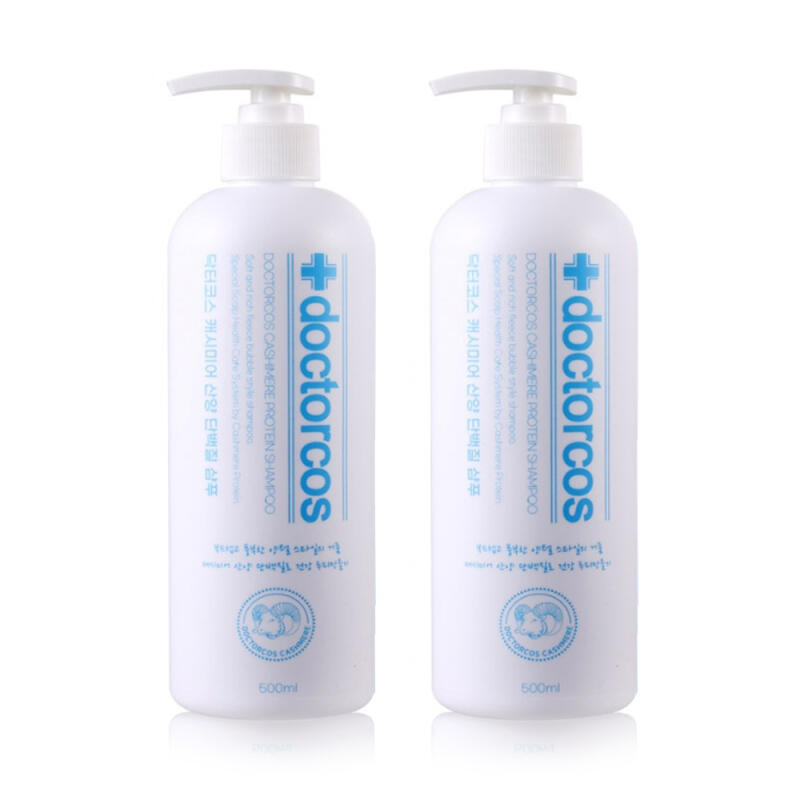 DOCTORCOS Cashmere Goat Protein Large Capacity Shampoo 500ml (2 bottles)