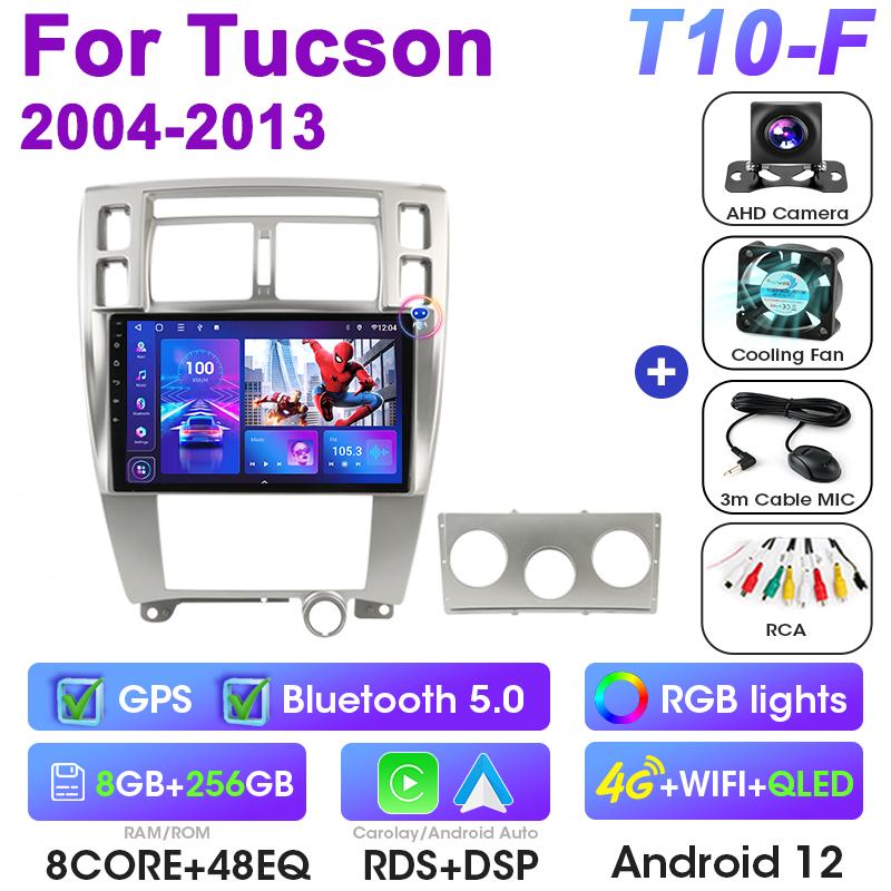 2 Din Android 12 Car Radio For Hyundai Tucson 2004 -2013 Multimedia Video Player Navigation GPS 4G WIFI Carplay Stereo Head Unit