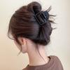 Yousheng Hair Claw Matte Texture Mini Hair Clip Stable Grip No Flattening Non-Slip Tooth Small Semi-Tied Hair Clip Hair Accessory