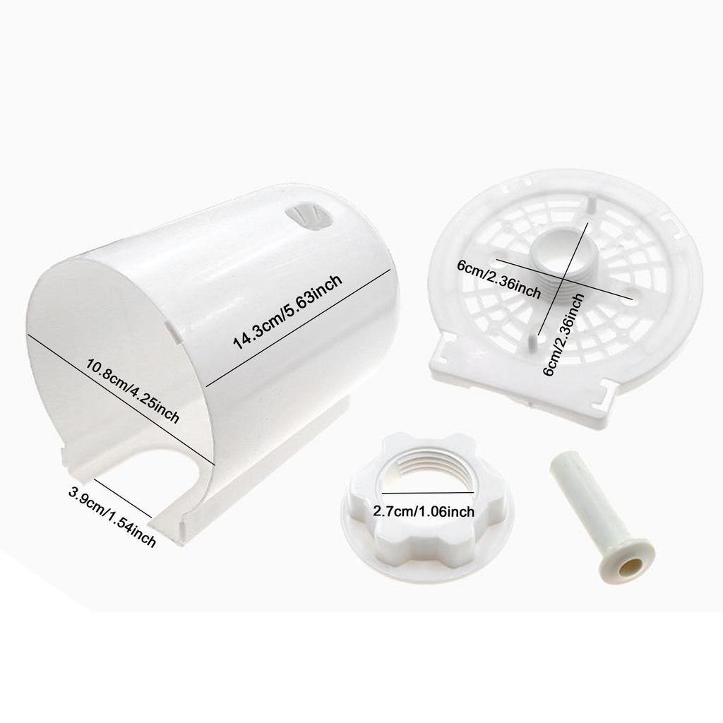 Elektrischer Ventilator Motor Hintere Abdeckung Wartung Multifunktionale Basis Standventilator Gehäuse Befestigungsmutter für Zuhause Schlafzimmer Wohnheim Büro