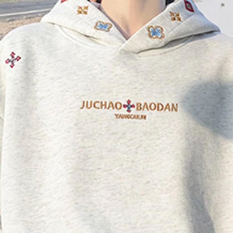 NASA MARVEL Men's Embroidered Hooded Sweatshirt