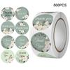 500Pcs Seals Stickers Thank You Stickers For Business  Small Merci Roll Stick
