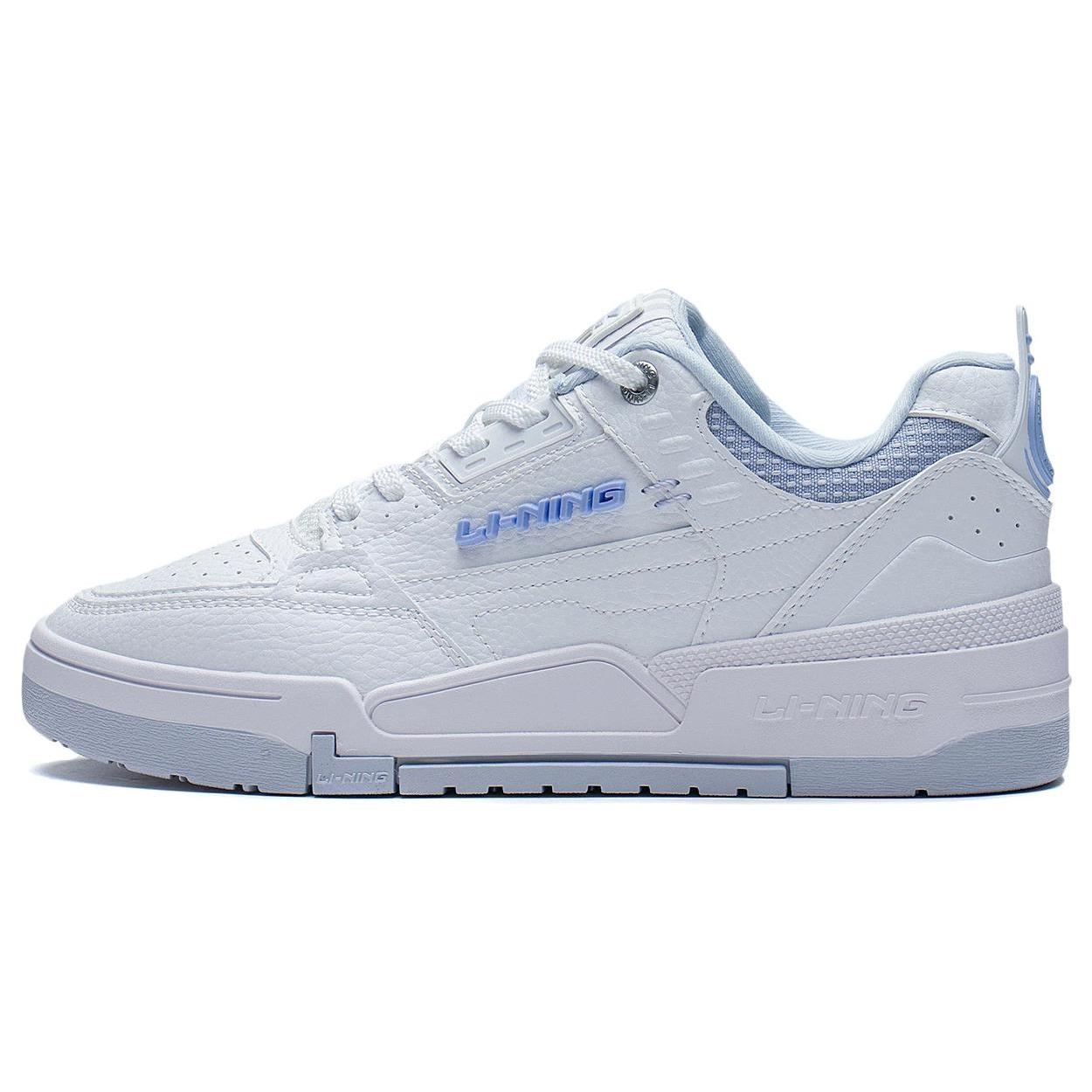 

Li Ning Low top Skateboard Shoes Women s White AGCS080-1 37