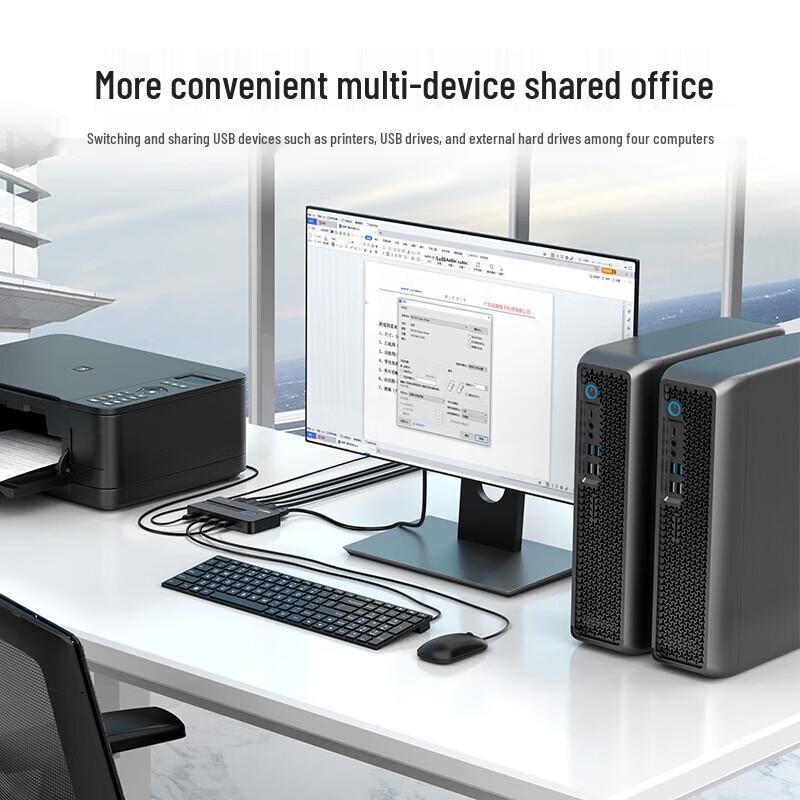 MT-viki 4-Port HDMI KVM Switch 4K@60Hz