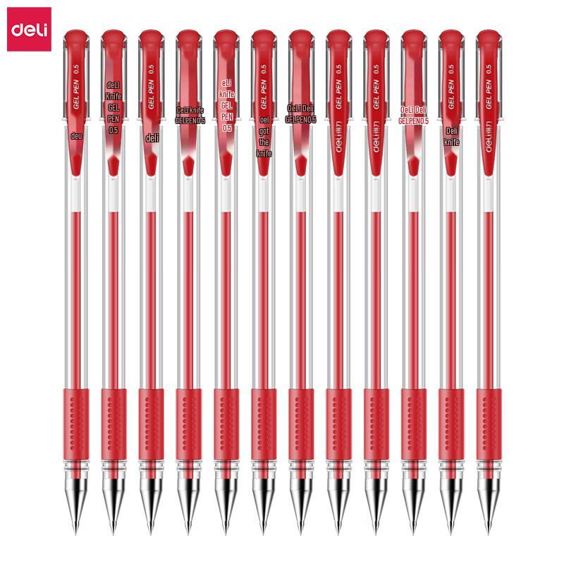Deli Classic 0.5mm Bullet Tip Gel Pen