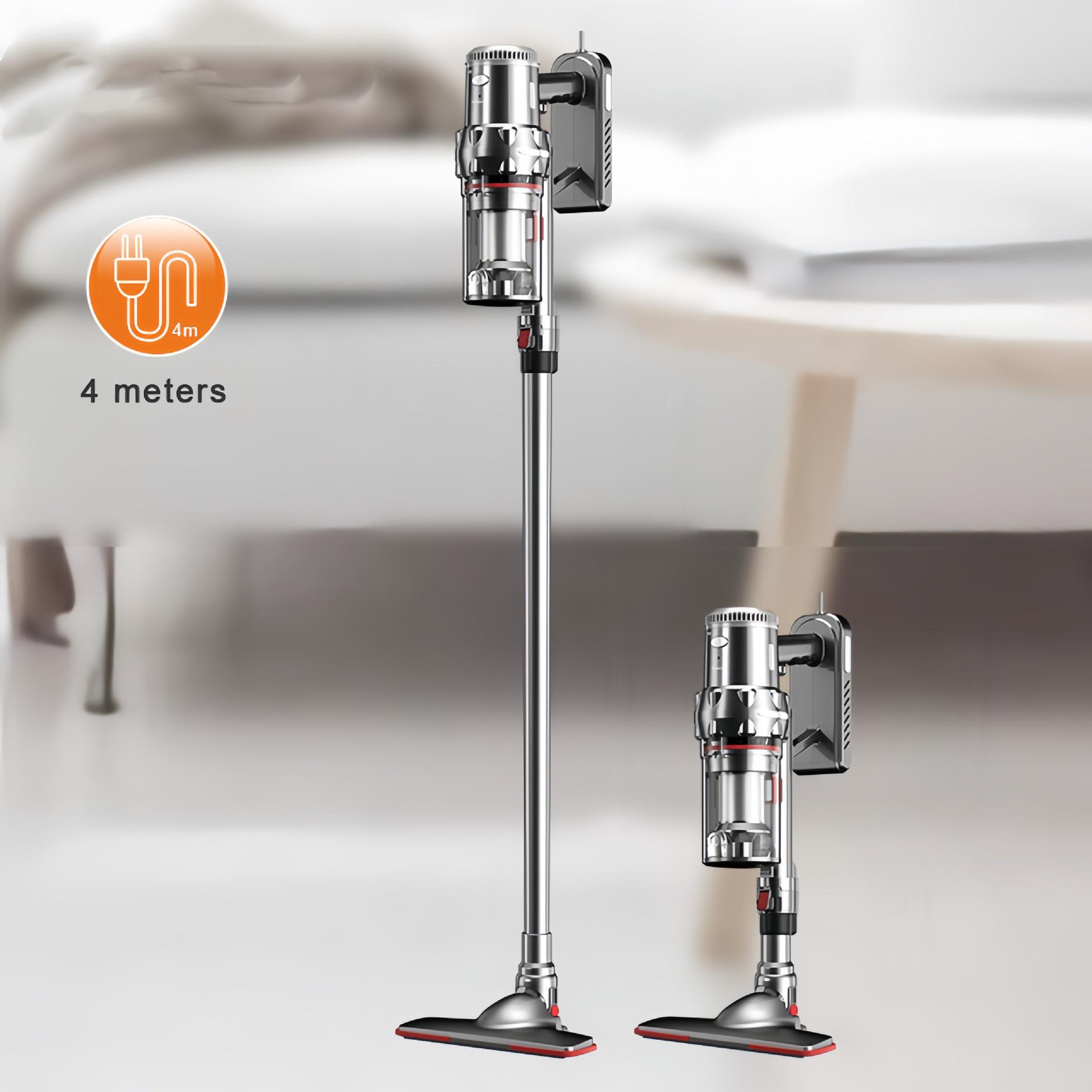 Мощный проводной ручной пылесос для дома и ковров Plug-in 220V Round Plug