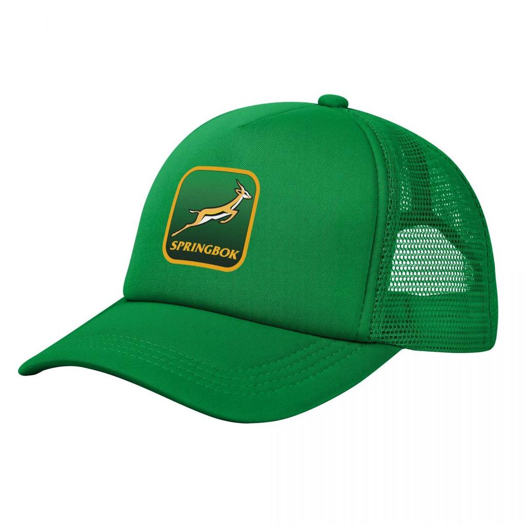South Afric Springbok Rugby Trucker Caps Unisex Women Fashion Hats Sun Caps Sports Cap Snapback Caps Mesh Baseball Cap Summer
