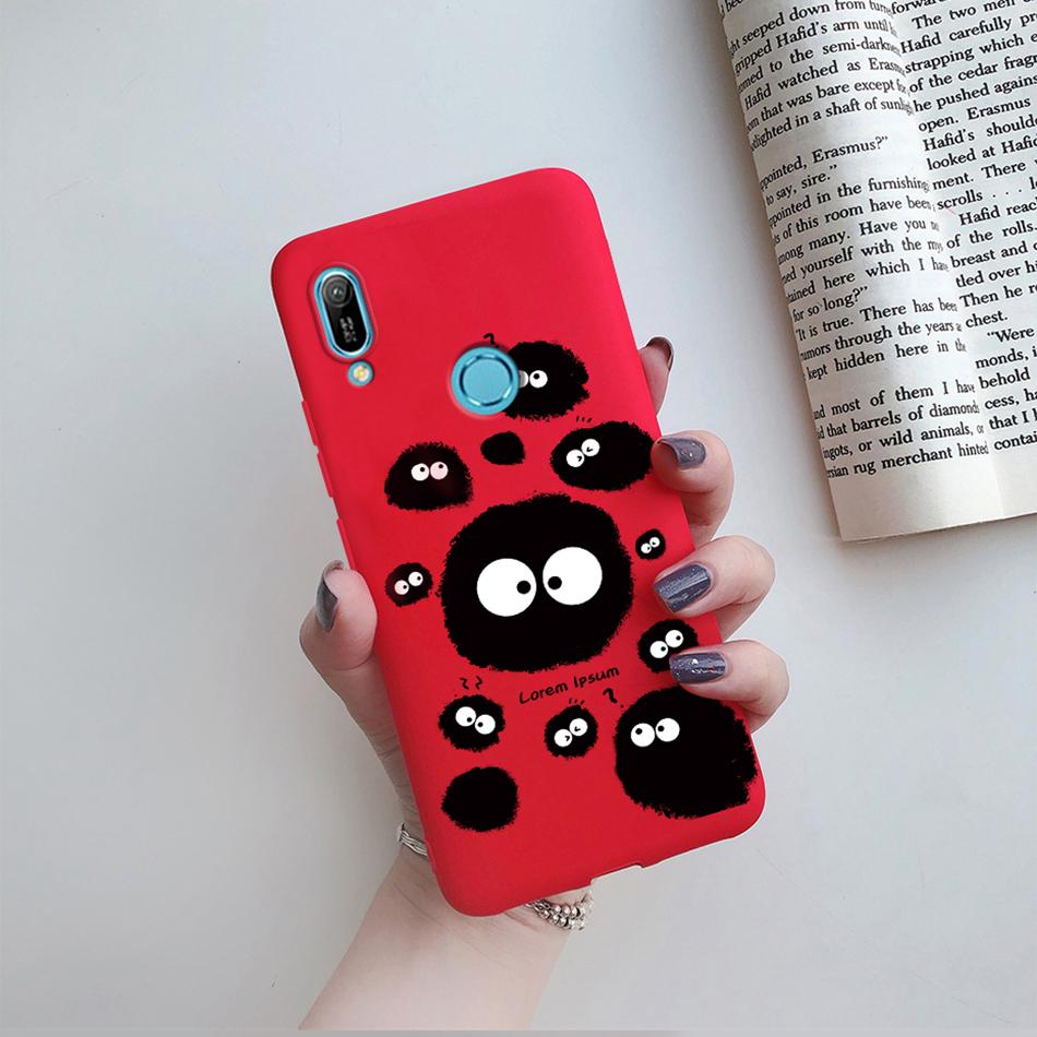 For Huawei Y6s 2019 Case Huawei Y9s Phone Case Fashion Flower Soft Silicone Back Cover For Huawei Y6 Pro 2019 MRD-LX2 Y 6S Etui