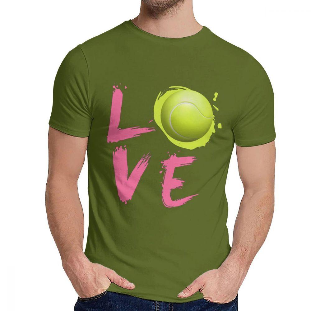 Man S Tee Shirt Tennis Pickleball Team Love Sport Good Cotton Graphic Man S O Neck
