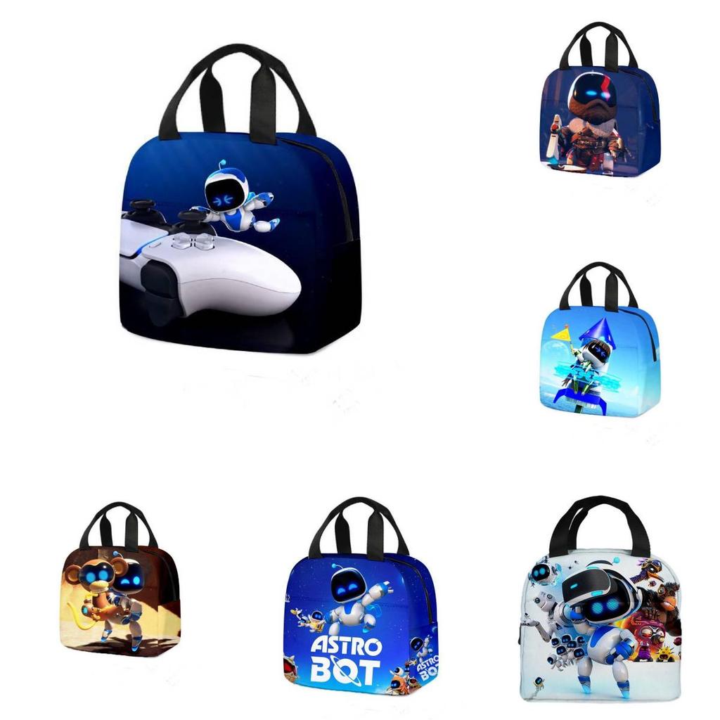 3d Universe Robot Astro Bot Handbag Insulated Bag Cooler Capacity Bags Lunch