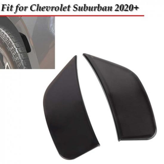 For Suburban YukonTahoe 21+ Front Wheel Eyebrow Light Panel Cover Smoked Black