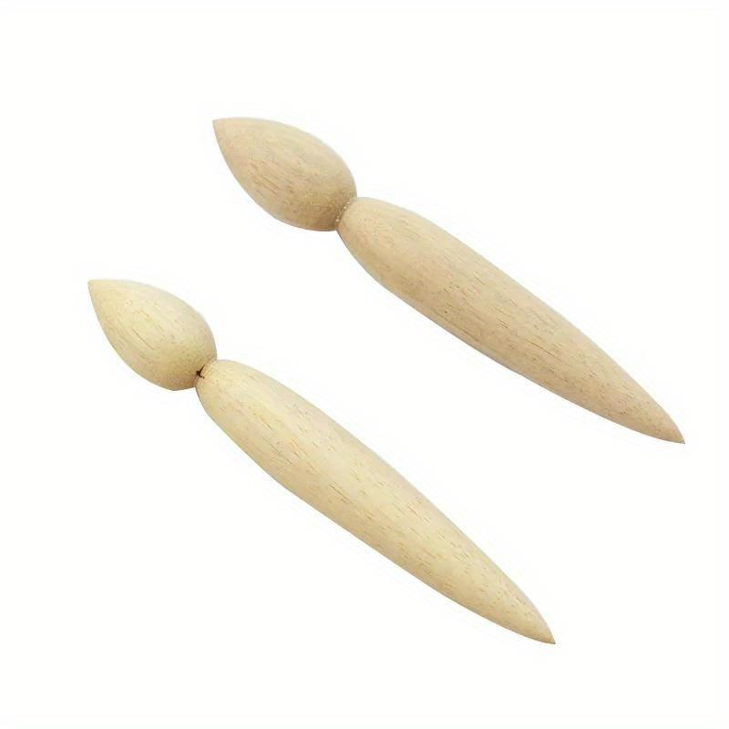 1 Stück Keramik Ausguss Modifikator Doppelkopf Holz Stanzwerkzeug Abgerundete Ecken Teekannenausguss Modellierung Keramikton Reparaturwerkzeuge