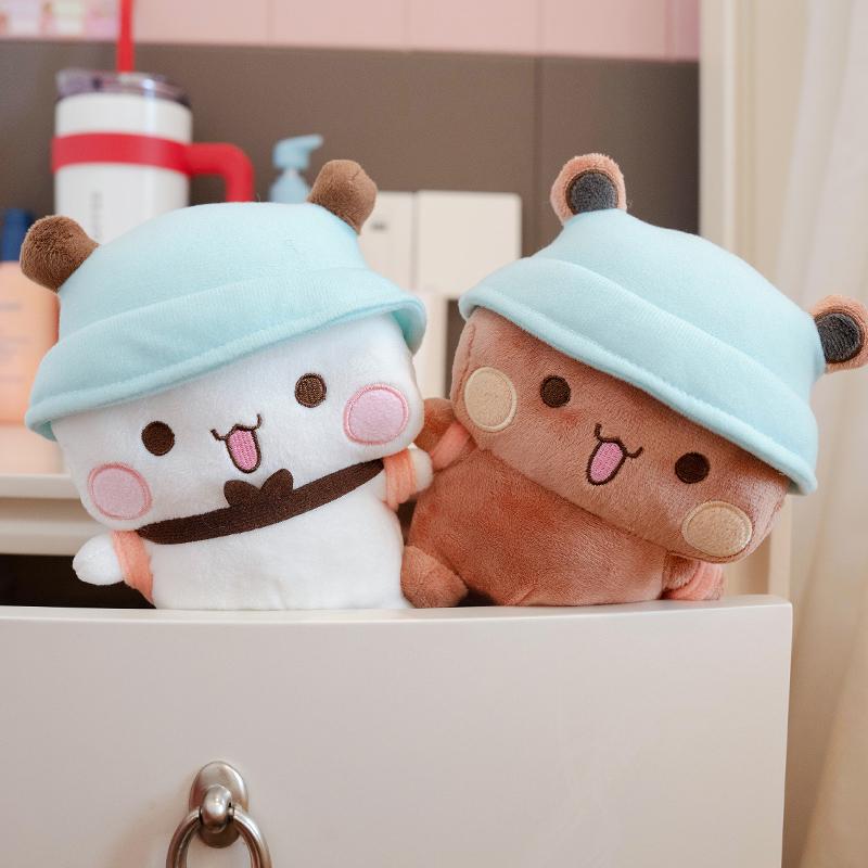 Cute Expression Package Doll Bubu Dudu Plush Toy Yier Panda Bear Plushie Doll Soft Stuffed Animal Decor Children Toy Gift