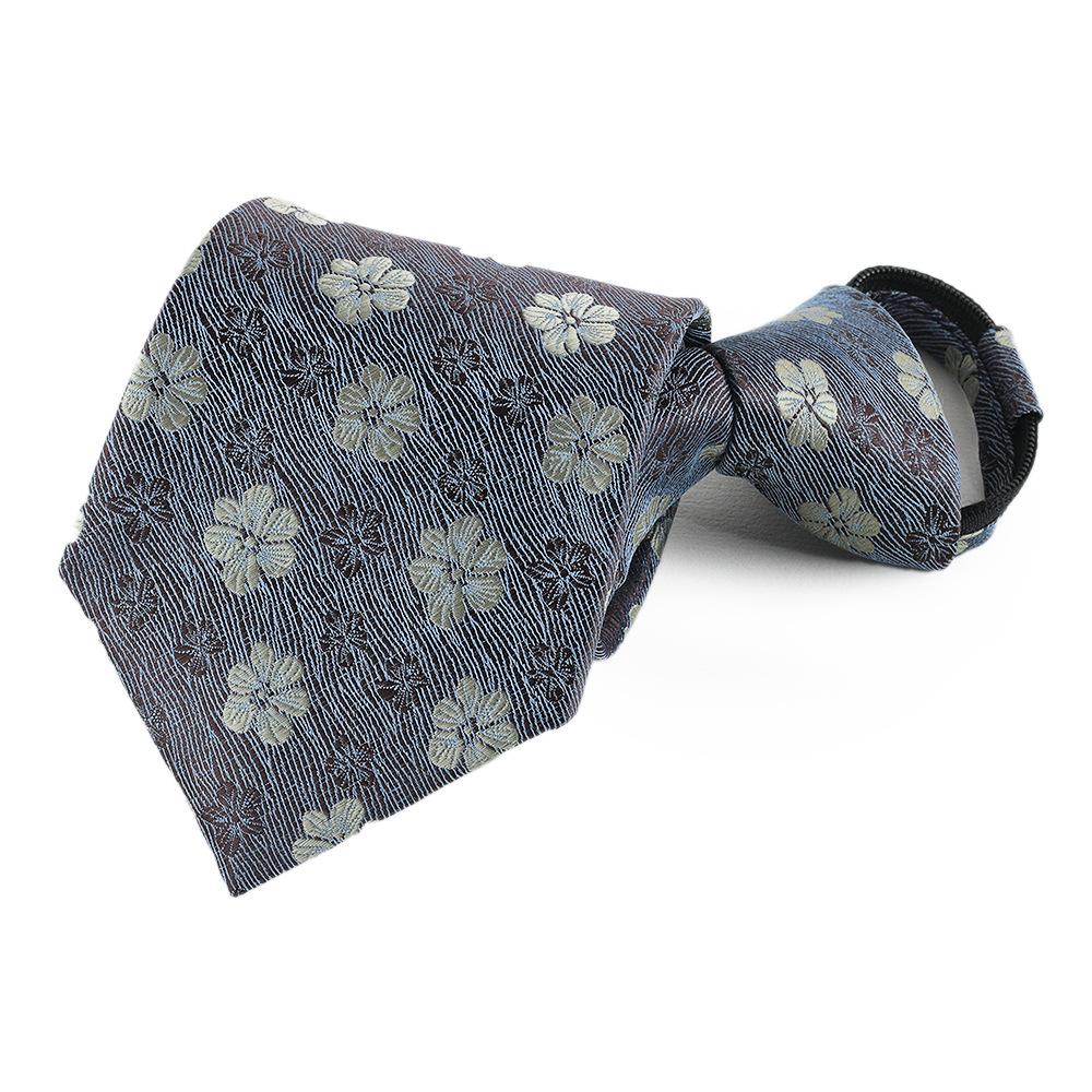 Lazy Tie Men'S Business Dress Wedding Shirt Zipper Knot-Free Navy Blue Burgundy Easily Pulled Men