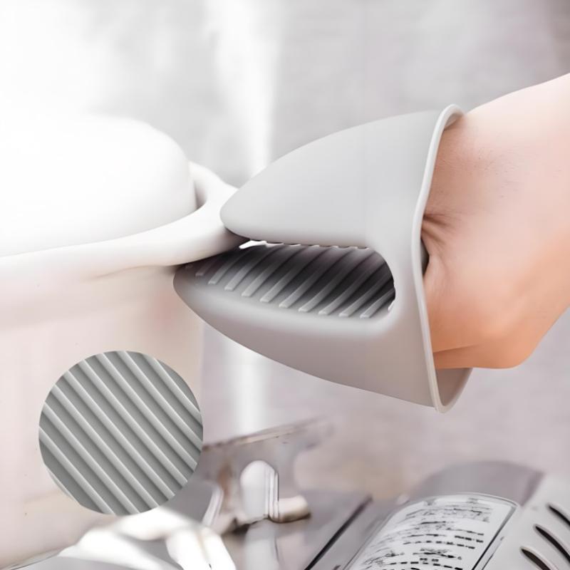 2Pcs Oven Mitts Silicone Heat Resistant Pinch Mitts Anti Scalding Non Slip Gloves Clips Pot Holder Cooking Baking Oven Mitts