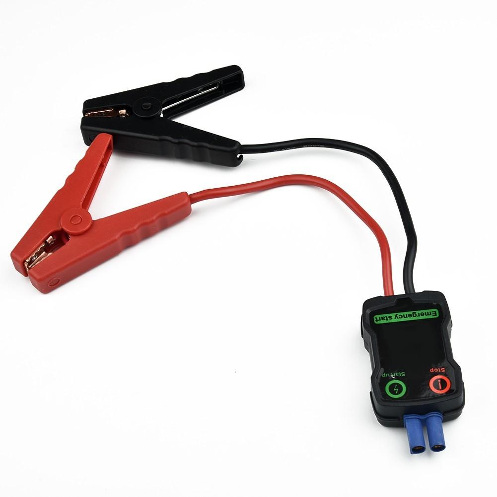 Car Jump Starter Booster Cable Battery For Alligator Clamp LED Indicator