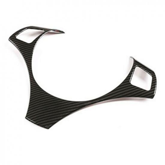 Carbon Fiber Steering Wheel Frame Trim Cover Car Trim For BMW E90 E92 E93