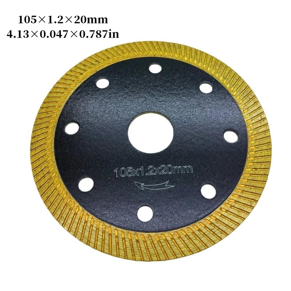1PC Diamond Cutting Disc 105MM Sturdy Thin Diamond Saw Disc Rapid Cutting Durable Angle Grinder Cutting Disc Tiles Marble Etc