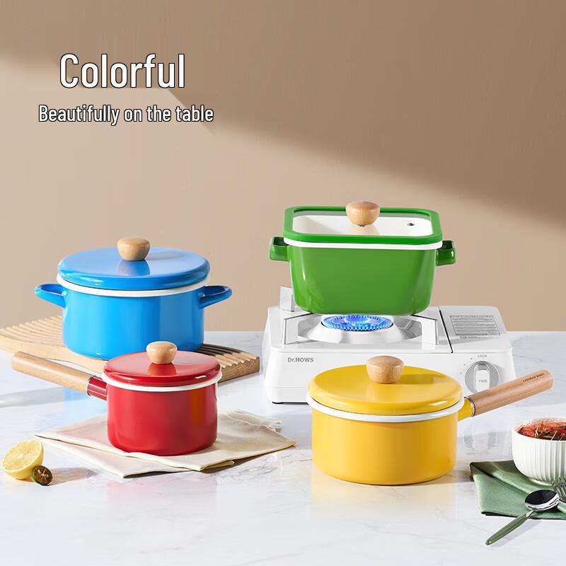 Chui Da Huang Japanese Style Enamel Milk Pot