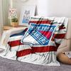 New York Rangers2 Flannel Blanket, High quality Comfortable for All Seasons, Home Decor, Warmth and Comfort