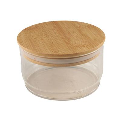 Modern Design Lid Fresh Salad Bowl Durable Stackable Glass Container Dishwasher Safe Easy To Clean Stacking Tea Jars Snack