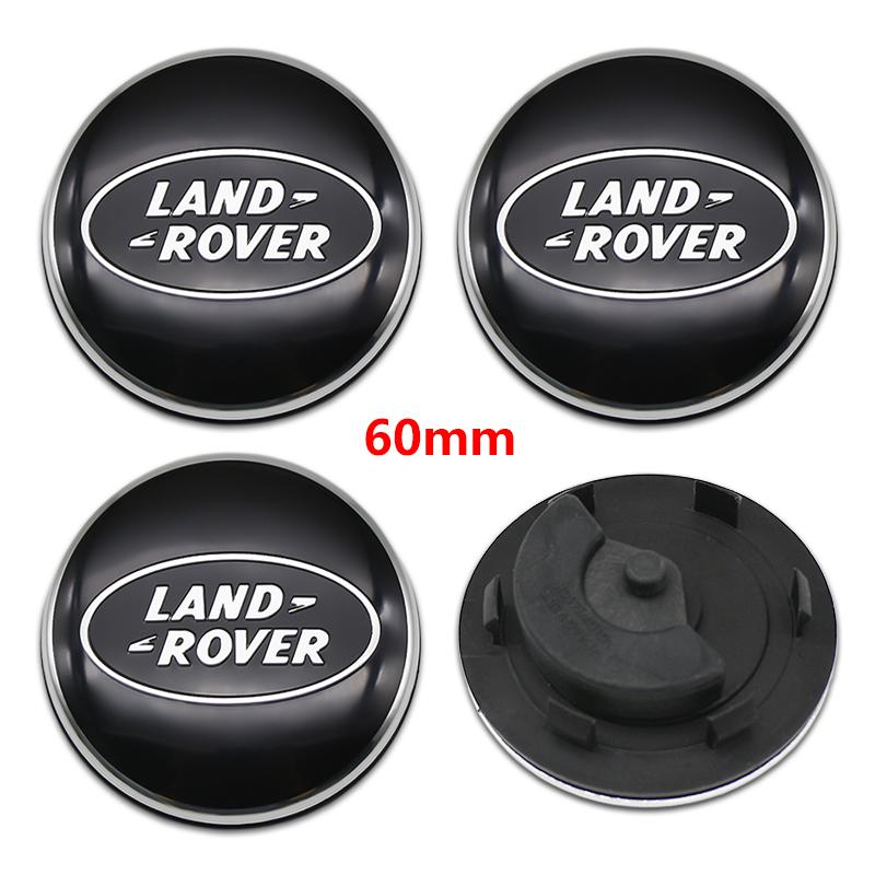 4 Pezzi 60mm Tappi Centrali Ruota Galleggiante Coprimozzo Per Land Rover Range Rover Discovery Evoque Sport Defender Velar Premium Pro XSS1