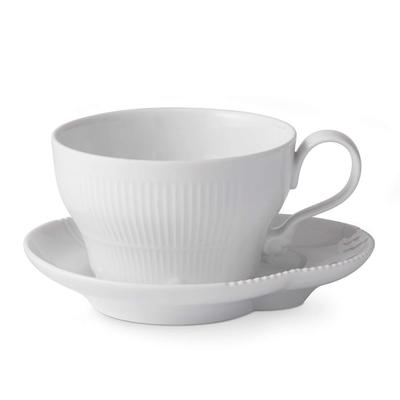 Piattino per tazza Royal Copenhagen White Elements importato da 260 ml, regalo di nozze 1026456 [prodotto normale] e