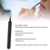 Retractable Lip Brush Retractable Lipstick Brush Portable Lip Makeup Brush Applicator with Cap Metal Handle
