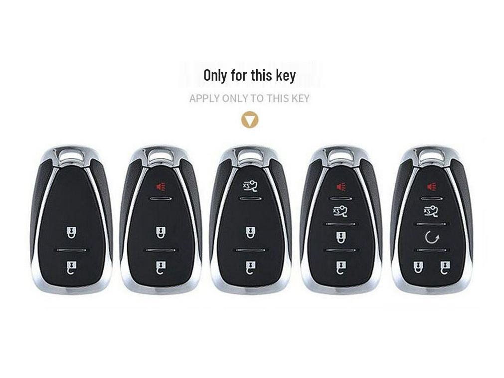 Chevrolet Key Cover for Cruze, Malibu XL, Trax, Equinox - TPU Shell & Buckle for Smart Models