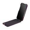 MELKCO For iPhone 17 Pro Case Compatible with MagSafe Vertical Flip Genuine Cow Leather+PC Phone Cover